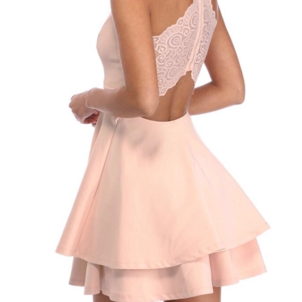 Pink formal dress